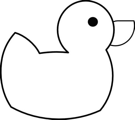 Rubber Duck In The Tub Coloring Page - Free Printable Coloring Pages for Kids