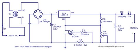 12v 200ah Battery Charger Circuit Diagram