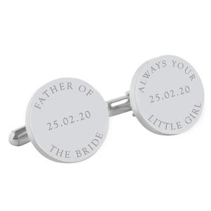 Custom Wedding Cufflinks for the Father of the Bride Always - Etsy