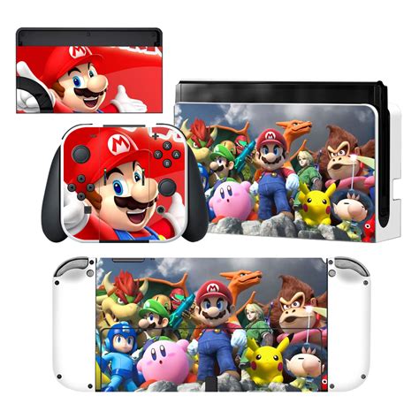 Super Mario Skin Sticker For Nintendo Switch OLED Design 2 ...