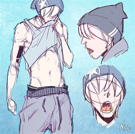 parkour lookin kid, beanie, baggy pants, sketchy drawing | Figure drawing reference, Cartoon ...