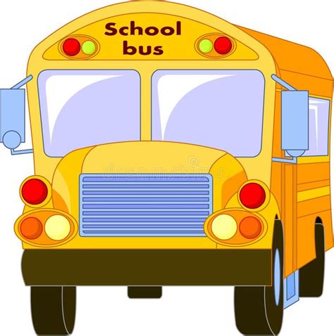 Yellow School Bus. Clipart Illustration of a Yellow School Bus , #ad, # ...