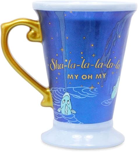 Genuine, Original, Authentic Disney Store Footed ceramic mug that features Ariel, Eric, and ...