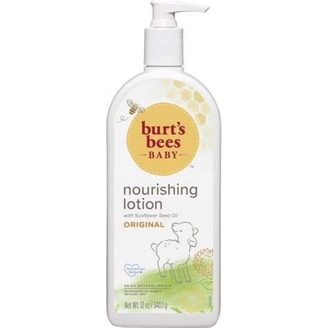 Burt's Bees Baby Nourishing Lotion, Original, 12 oz - Walmart.com - Walmart.com