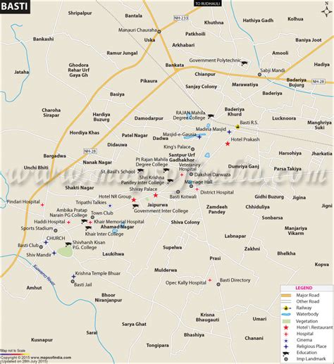 Basti City Map