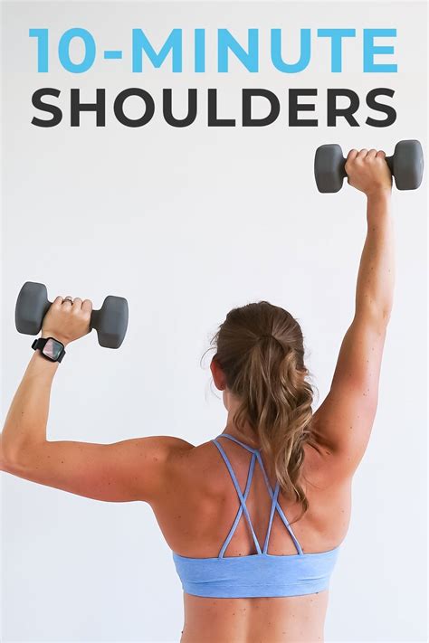 7 Dumbbell Shoulder Exercises For Women | Nourish Move Love