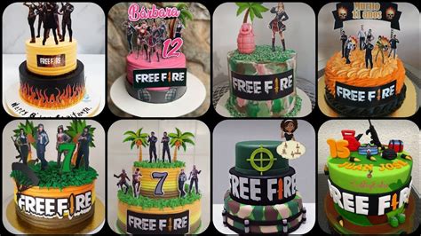 Free Fire Cake Designs/Free Fire Theme Cake/Free Fire Cake Decoration ...