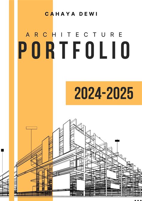 Architectural Portfolio Cover Page