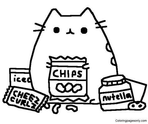 Pusheen Coloring Pages Printable Get Coloring Pages, 56% OFF