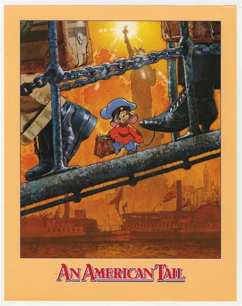 An American Tail Premiere Poster & Invite - ID: septamericantail17845 | Van Eaton Galleries