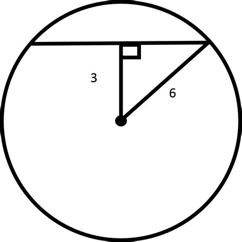 How to find the length of a chord - Intermediate Geometry