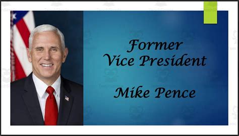 Former Vice President Mike Pence Biography PowerPoint by Teach Simple