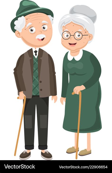 Grandparents Royalty Free Vector Image - VectorStock