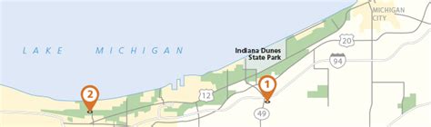 Indiana Dunes State Park Map – The World Map