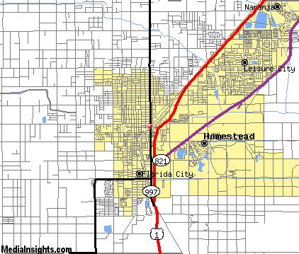 Homestead Florida .com Map