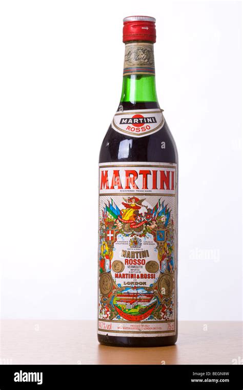 Bottle of Martini Stock Photo - Alamy