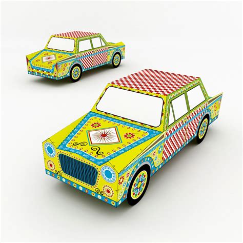 DIY Printable Paper Car Model3dpapercraft Instant Digital - Etsy