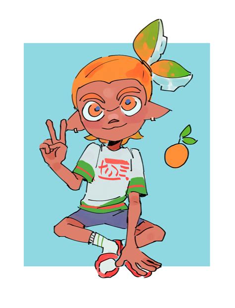 [Fan Art] my first post here! i drew an orange boy 🍊 : r/splatoon