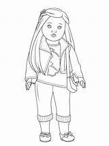 Doll Coloring Pages sketch template