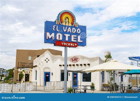 Route 66, El Vado Motel, Travel America Editorial Photography - Image of highway, albuquerque ...