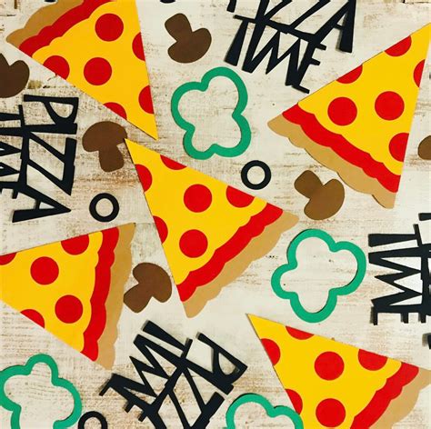 Pizza Party Decorations-pizza Party-pizza Confetti-pizza | Etsy