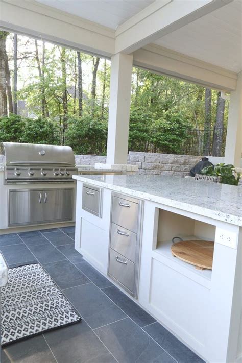 Outdoor Kitchen and Pool House Project Reveal | Outdoor kitchen design ...