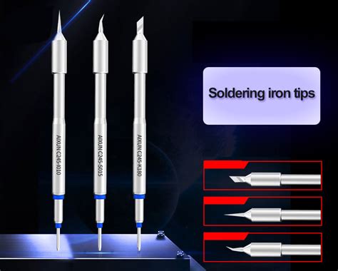 What types of soldering iron tips are available?_AiXun