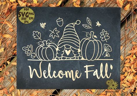 Gnome Svg File Fall Gnome Svg Gnome Png Fall Svg Fall Png - Etsy