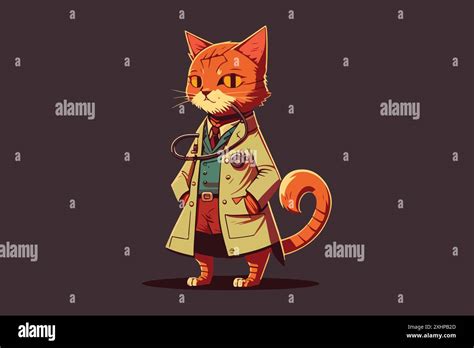 Cat nurse vector illustration Stock Vector Image & Art - Alamy