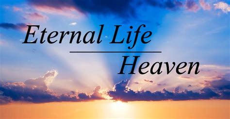 Good Morning Church! Do You Know The Difference Between Eternal Life And Heaven?