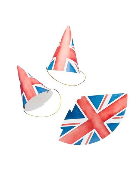 Union Jack Party Hats 10 Pack - Its my party