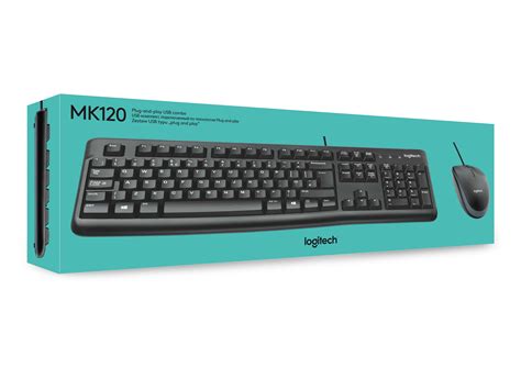Logitech Desktop MK120 - Keyboards + Mouse - Accessories - 2BY2