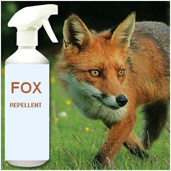 use fox repellent spray