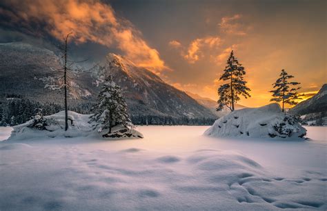 Wallpaper ID: 108682 / snow, winter, Germany, landscape, sunlight, nature Wallpaper