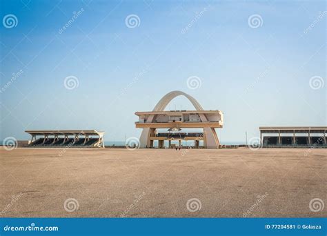 Independence Square in Accra, Ghana Stock Image - Image of statue ...