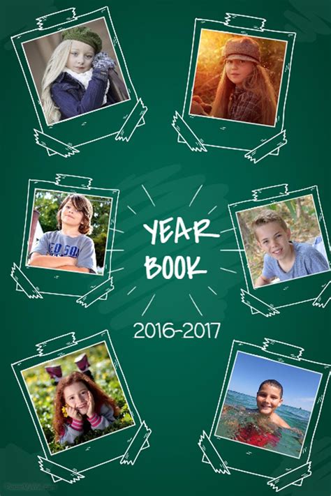 Yearbook Photo Page Template