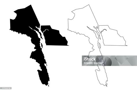 Haines Borough Alaska Map Vector Illustration Scribble Sketch Haines ...