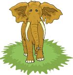 Yellow elephant animation | Elephants | Animals | GIFGIFs.com