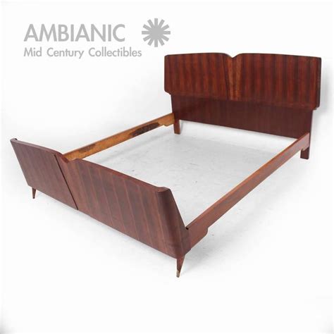 Mid-Century Modern Italian Bed Frame, after Borsani | Italian bed, Bed ...