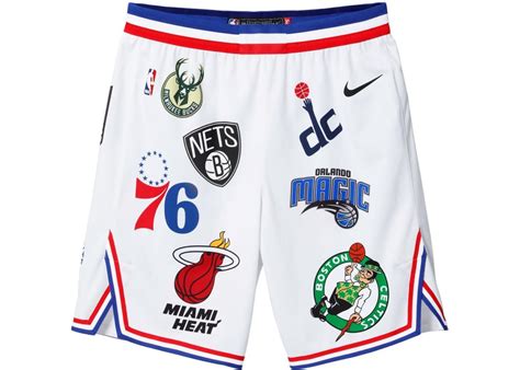 Supreme Nike NBA Teams Authentic Short White Spring/Summer 2018