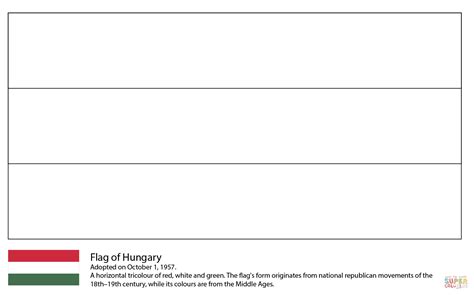 Flag of Hungary coloring page | Free Printable Coloring Pages