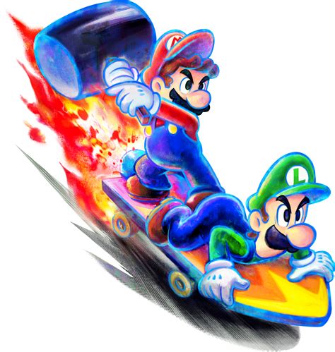 File:Mario Bros. Attack Artwork4 - Mario & Luigi Dream Team.png - Super Mario Wiki, the Mario ...