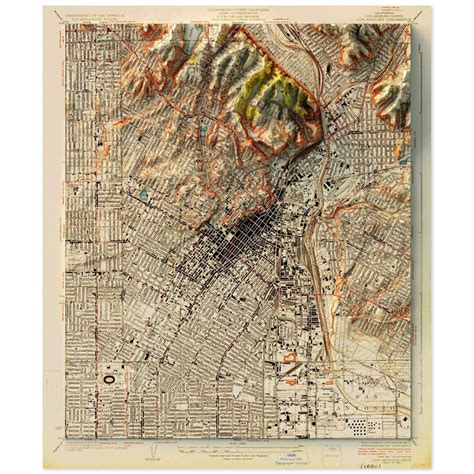 Silver Lake, Los Angeles Map • Scott Reinhard Maps