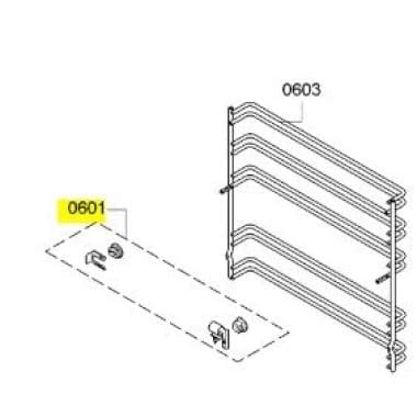 Bosch Oven Side Rack Support Fixing 00644828 00626210