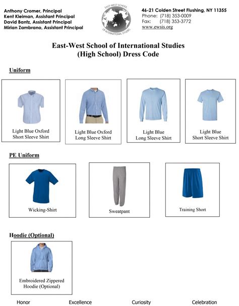 School Uniforms | East-West School of International Studies