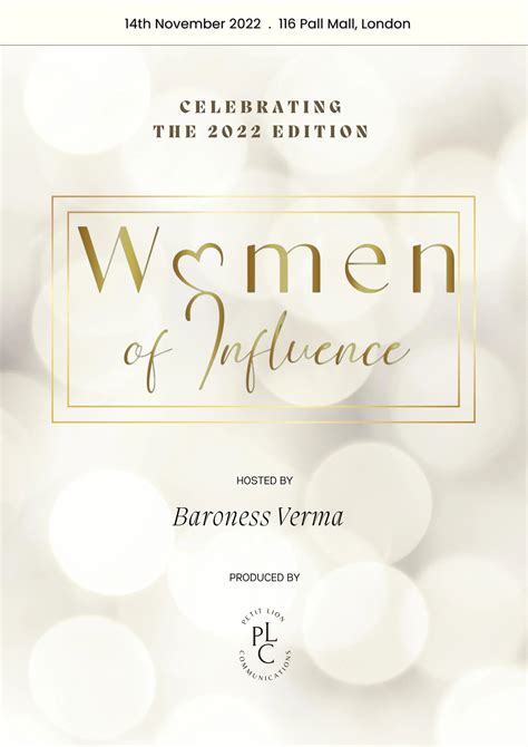 Women of Influence 2022