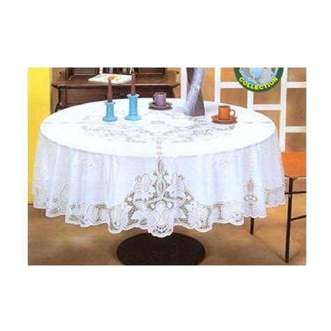 Vinyl Lace Tablecloth (Round) : POOLEE