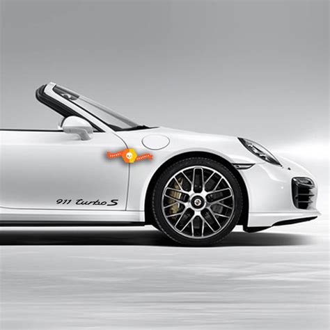 Porsche Stickers Porsche 911 Turbo Signature Side Decal Sticker