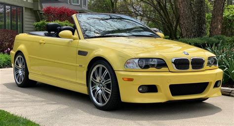 Put Some Yellow In Your Life With This E46 BMW M3 Convertible | Carscoops in 2020 | Bmw m3 ...