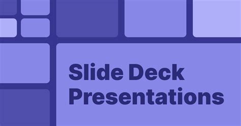 How to create slide decks that don't put people to sleep